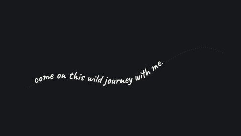Text Along a Path: a frame of the template