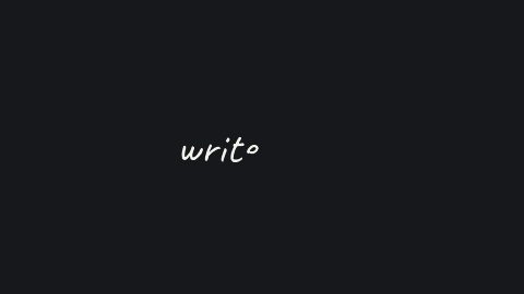 Handwritten Write-On Title template