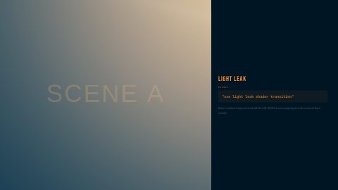 Light Leak template