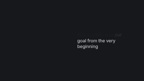 Word-Sweep Highlight: a frame of the template