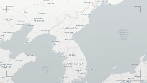 North Korea Locked Down: a frame of the template