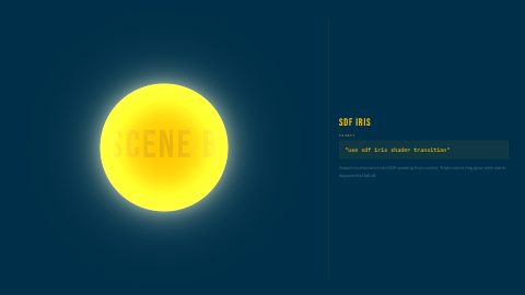 SDF Iris template